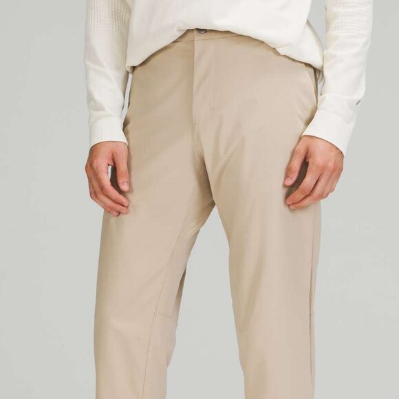 Lululemon Men's Commission Pant Classic 34" *Warpstreme - Tan - Picture 2 of 8
